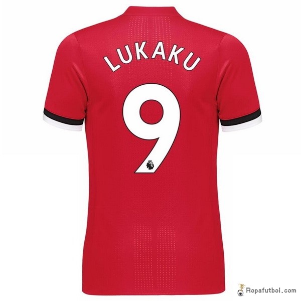 Camiseta Manchester United Replica Primera Ropa Lukaku 2017/18